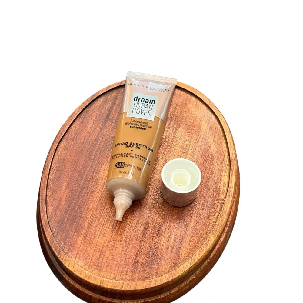Maybelline Dream Urban Cover Full Coverage Makeup 348 Cafe Au Lait‎ 1 oz